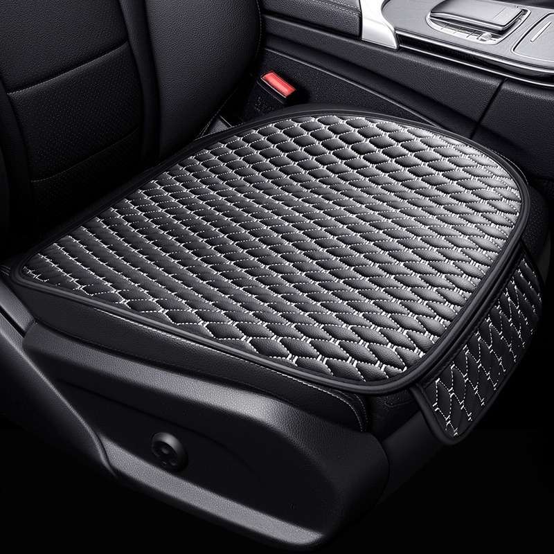 Car Seat Cushion 1 Piece Black And White