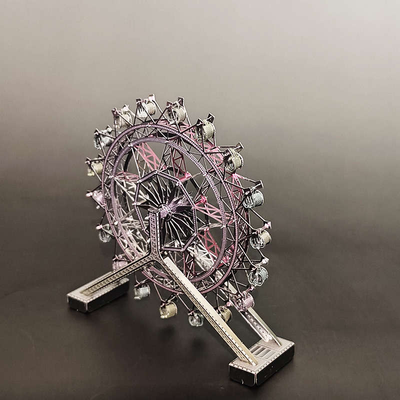 Building Toy Architectural Model Toy Set Color Ferris Wheel  Without Tools