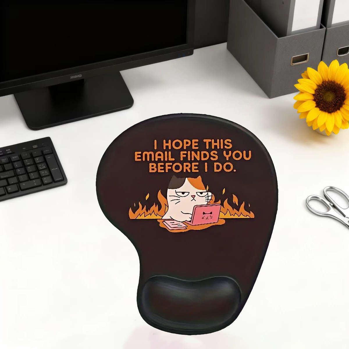 Premium WearResistant Funny Theme Ergonomic Wrist Support For Graphic Designers