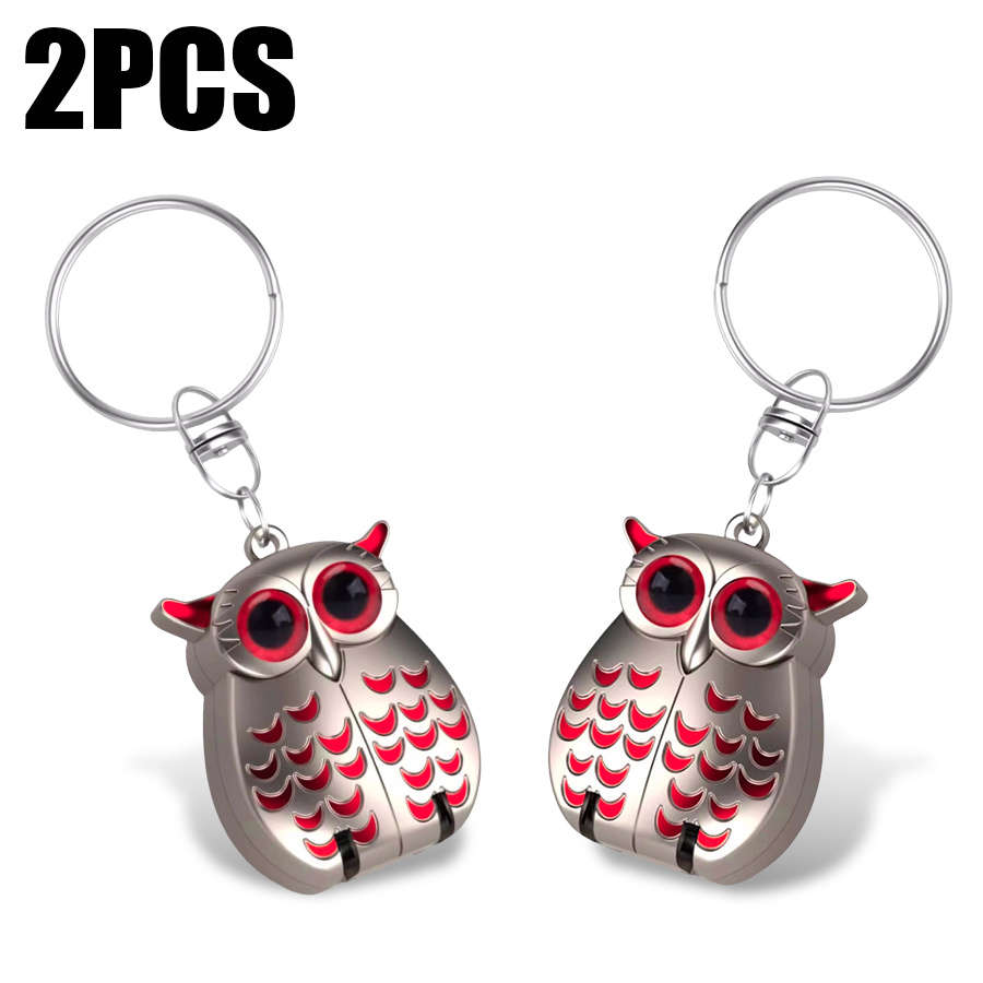 Keychain Ornament Items 2Pcs Nail Clippers Red