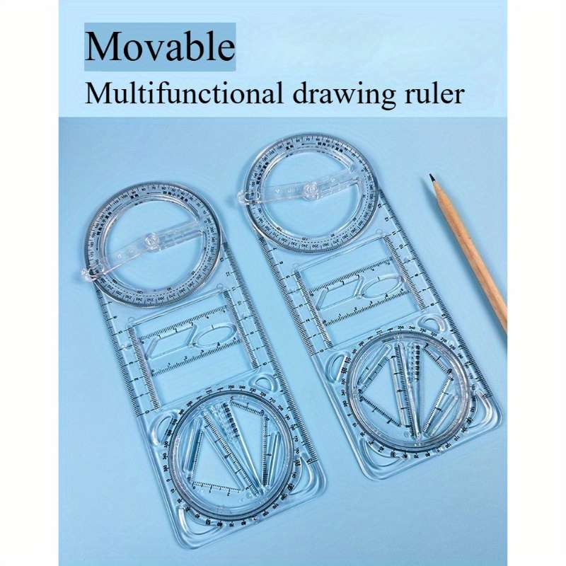 Ruler Color Multifunctional Ruler Size21.5Cm