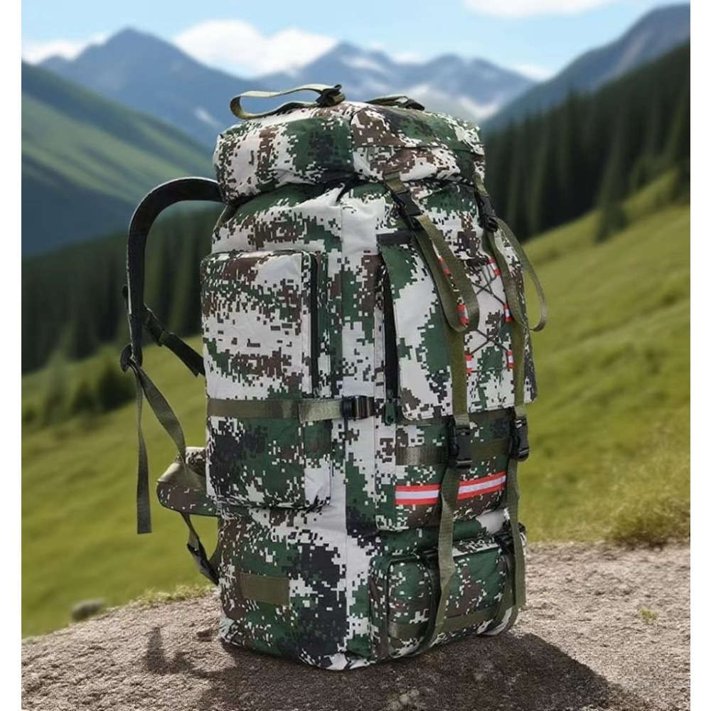 Men S Backpack Green Capacity 75L