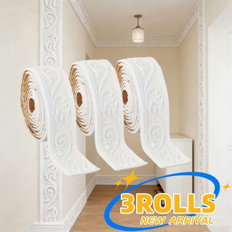 Skirting Board Snow White Quantity 3Rolls