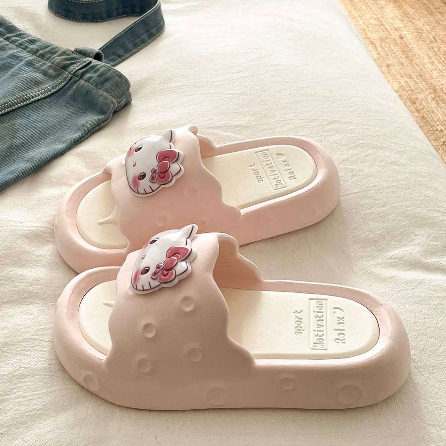 Sandals Color Pink White Size Uk 2.5 3