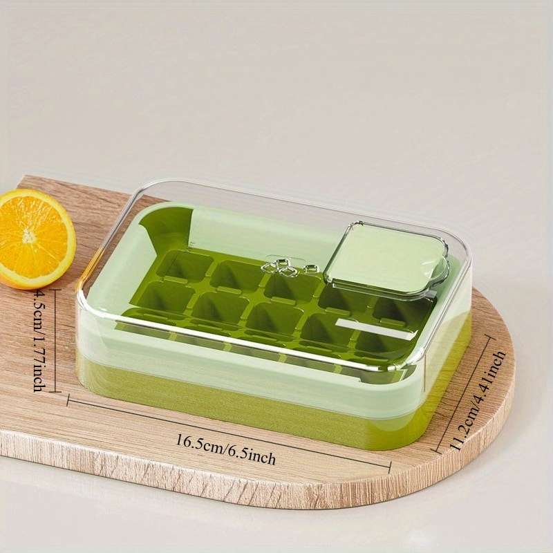 Ice Molds Color Small Green 6 Grid