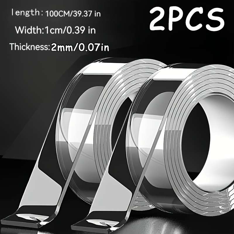 Doublesided Tape Color Transparent Size2?