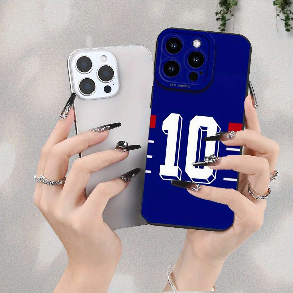 1Pc Black For iPhone 16 Model 10 Design Phone Case