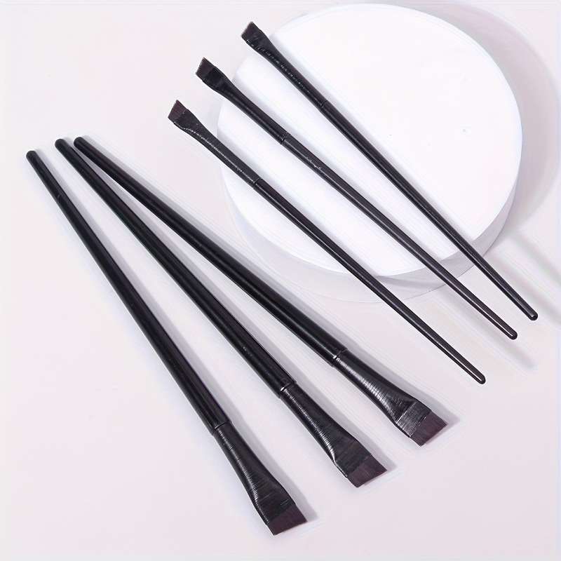 Makeup Brush Set Color 3 Large Golden Blades  3 Small Golden Blades