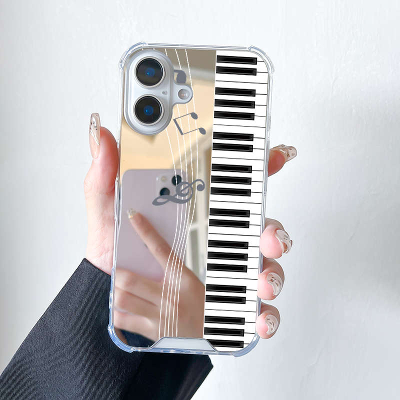 1Pc Mixed Color For iPhone 7 Plus 8 Plus Piano Music Note Phone Case