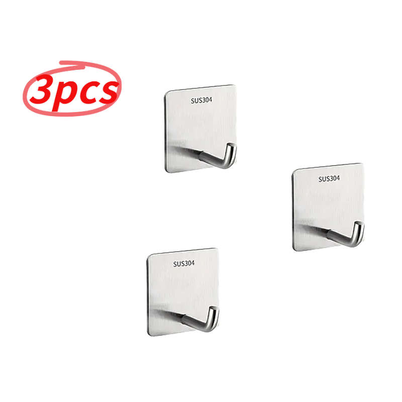 Rustproof Hooks Hooks Kitchen Hooks Adhesive Hooks Quantity 3pcs