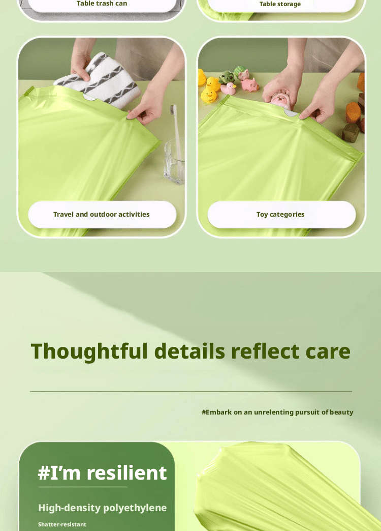 Trash Bagsage Scent 1 Roll100 Pcs