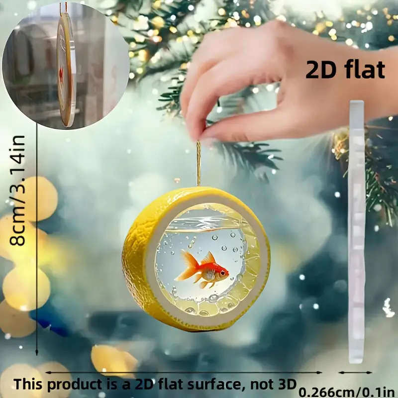 Car Interior Decoration Products Style 2D Acrylic Creative Pendant
