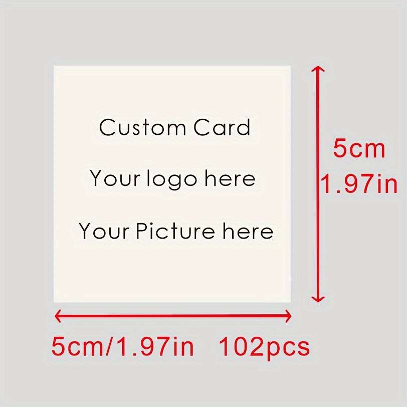 Greeting Cards Size 2.76X2.76 Inches-7X7 Cm Quantity 500 Sheets