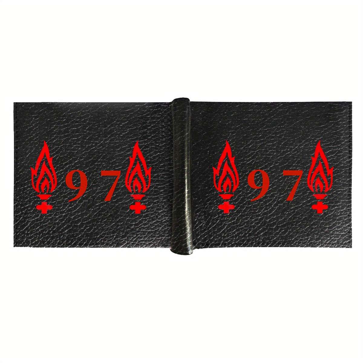 Liverpool 97 Faux Leather Simple Style Wallet Multifunctional Short Bifold Coin Purse With