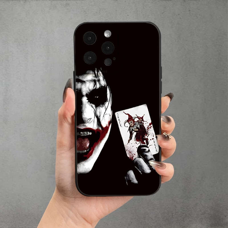 Black For iPhone Mr Joker Black Angel Eye Phone Case