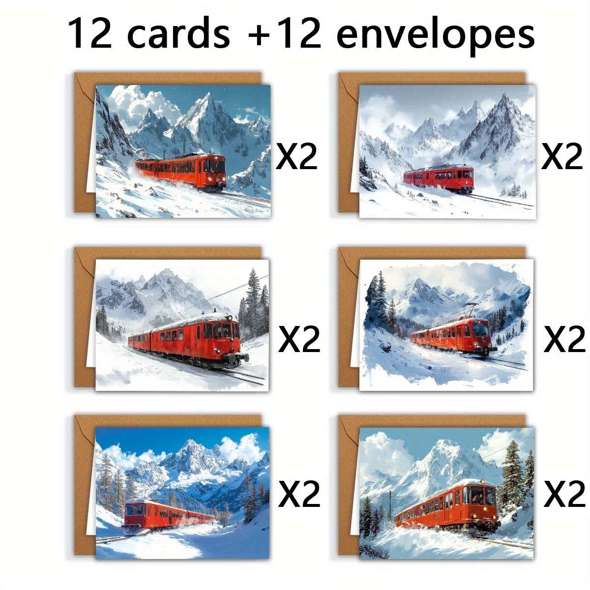 Greeting Cards Quantity 6Pcs