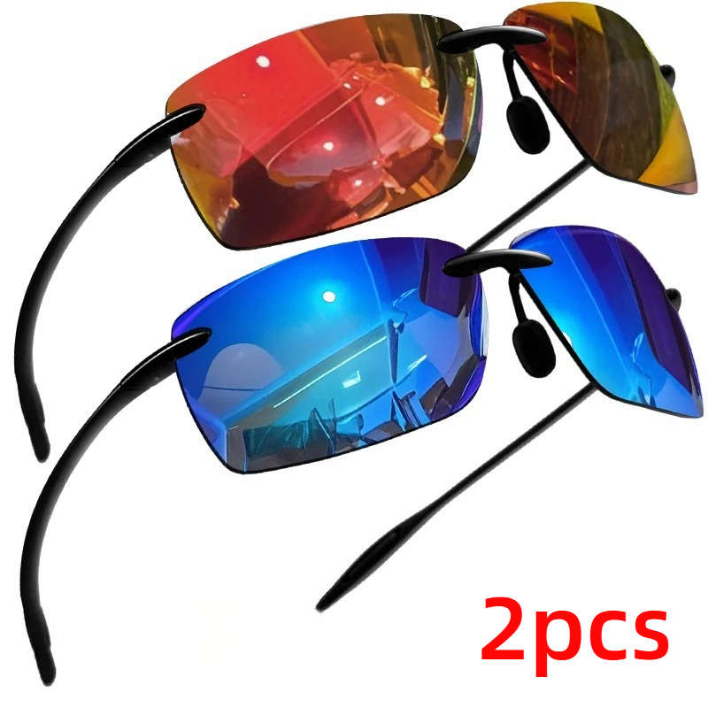 Cycling Glasses Color 2Pcs Black Blue