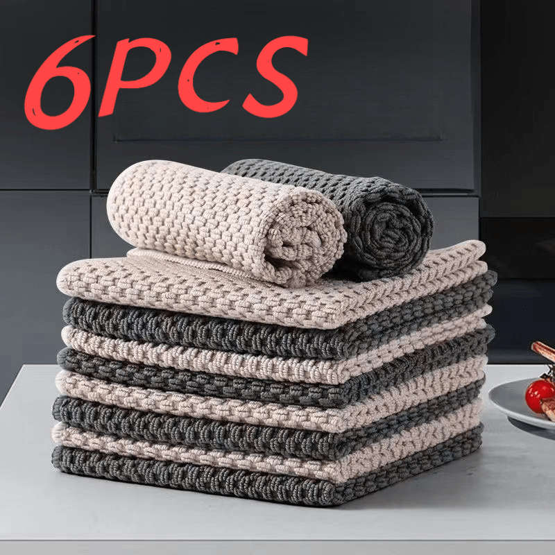 Rag Color Grey Quantity 6Pcs