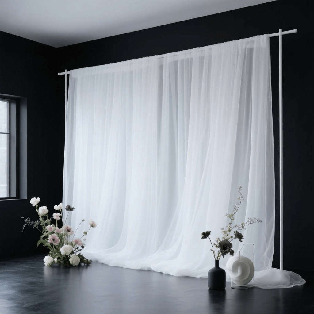 Wedding Supplies Color White Size 151*301Cm*2Pcs