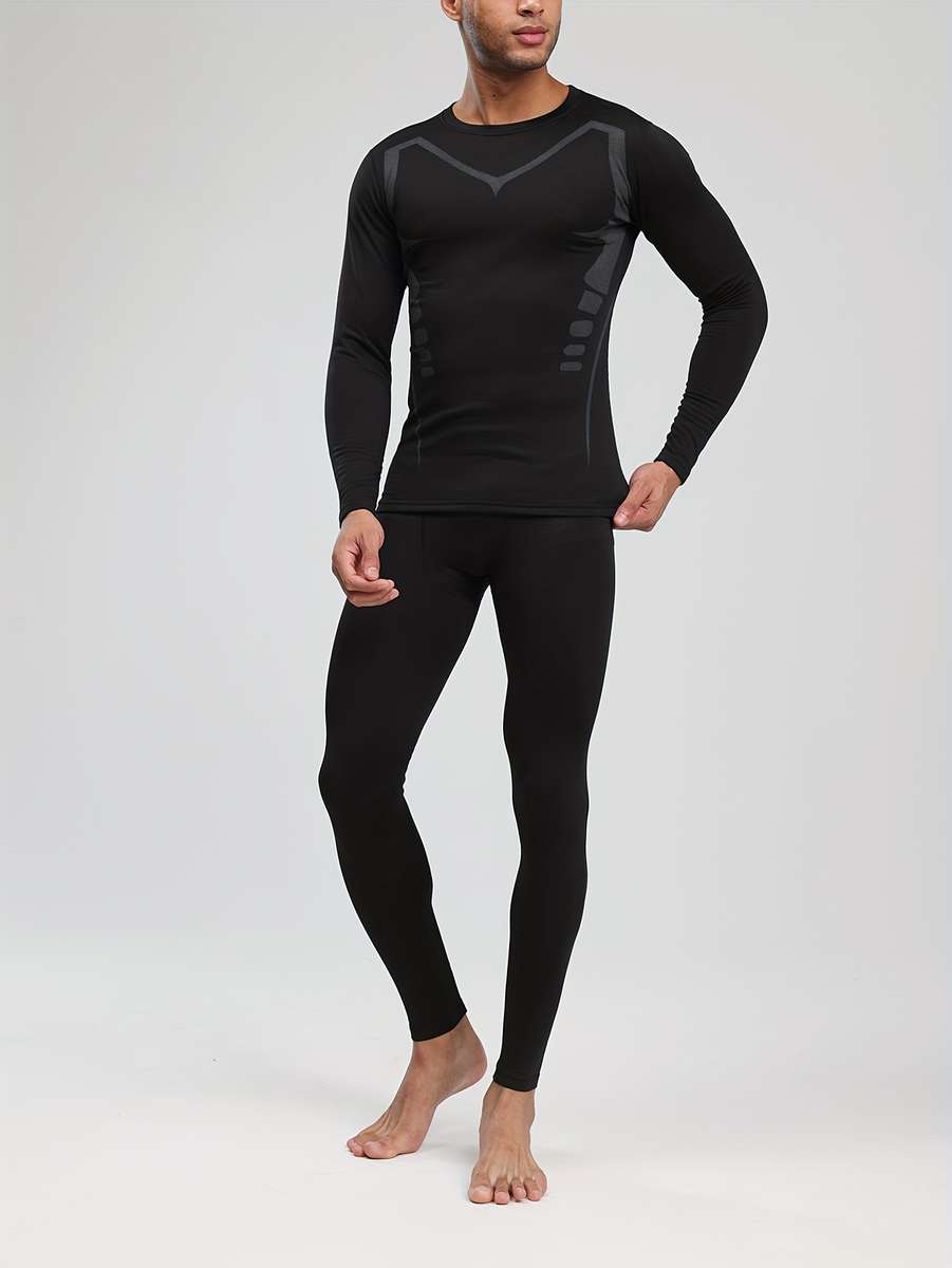 Thermal Underwear Color Black Sizexxl