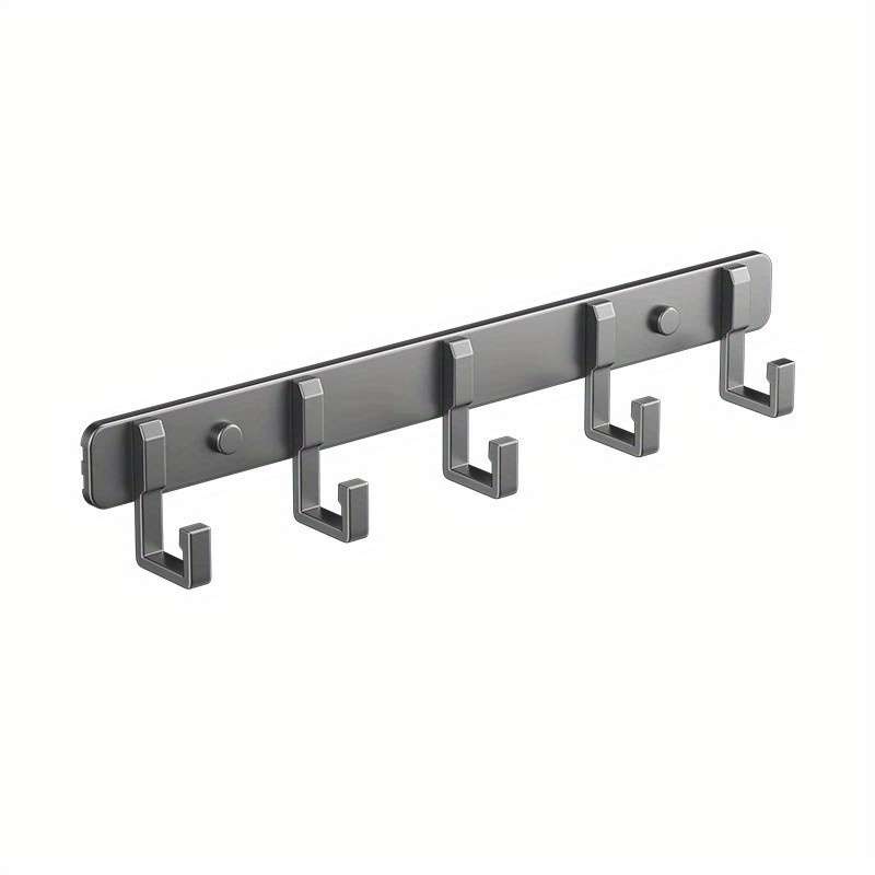 Bathroom Storage Rack Color Silvery Style3 Hooks18Cm7.09In