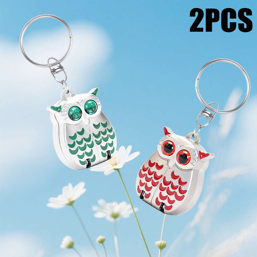 Keychain Ornament Items 2Pcs Nail Clippers Red