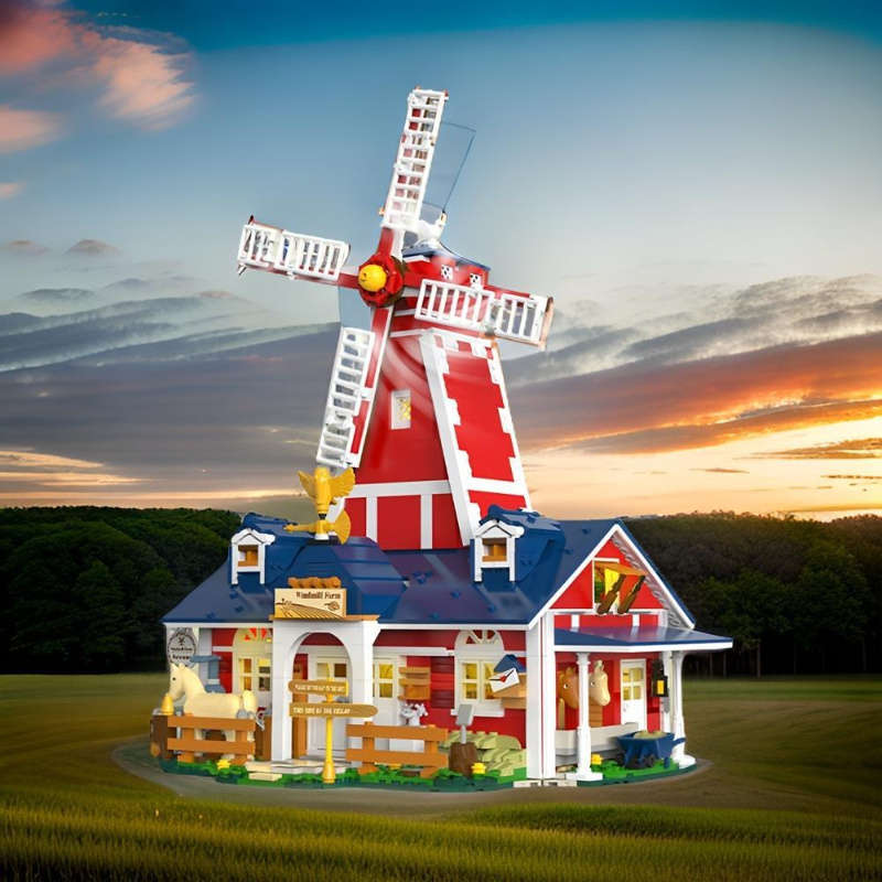 3D Building Model Puzzle Set Model Lyz 8802