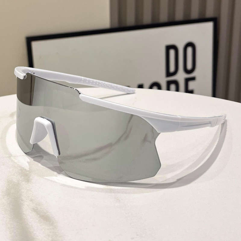 Cycling Glasses Color 2Pcs White Blue Mercury Black Silvery Mercury 2Pairs