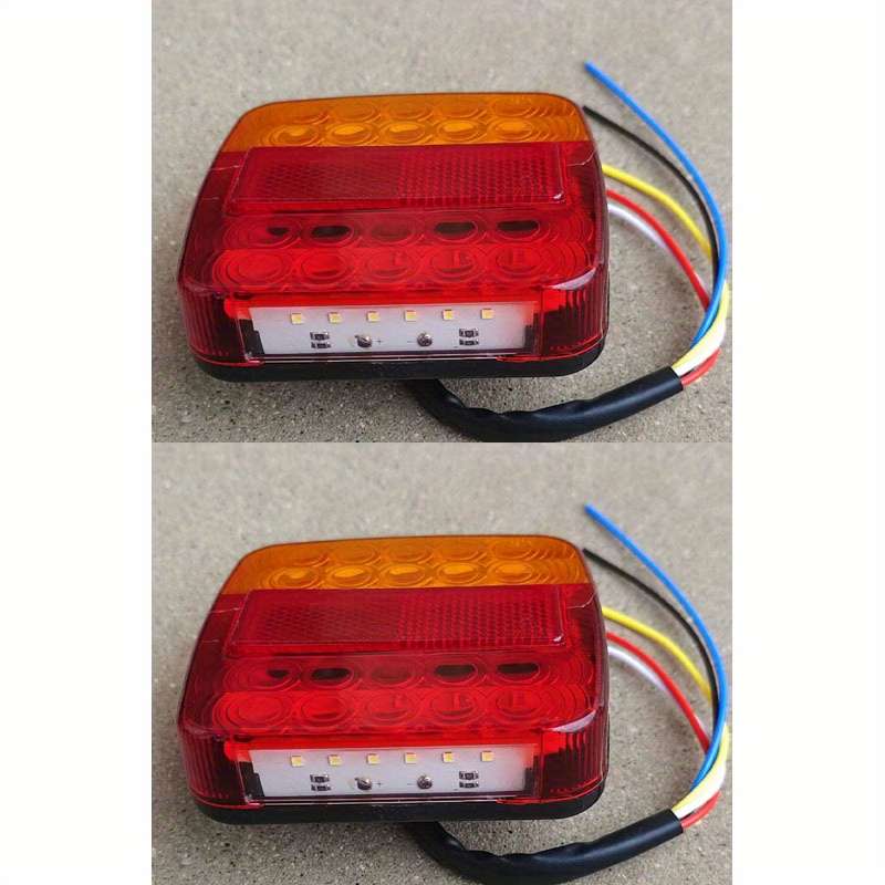Car Lights Items Red Cover Quantity 2Pcs