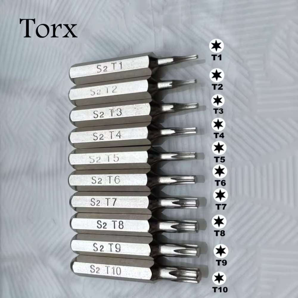 Screwdriver Bit Tool Set Style Torx 10Pcs