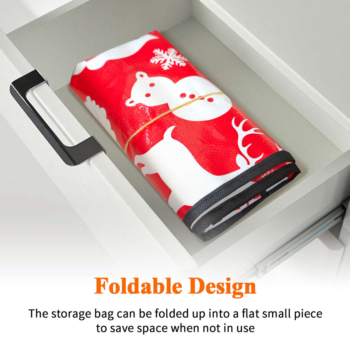 2Pcs 3Pcs 4Pcs Large Christmas Tree Storage Moving Red 2Pcs