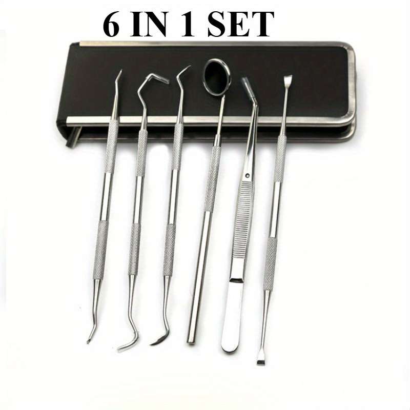 Dental Cleaner Items 6 In 1 Set