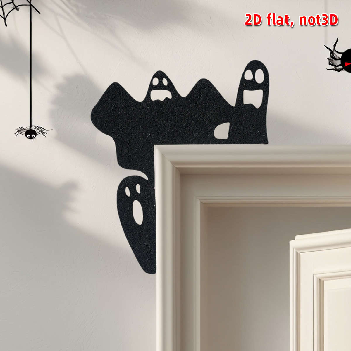 Car Interior Decor Style Ghost Door Corner Sticker Ghost