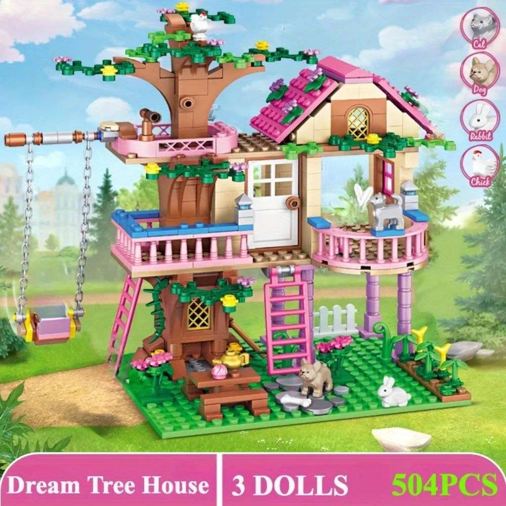3D Building Model Puzzle Set Quantity 504Pcs
