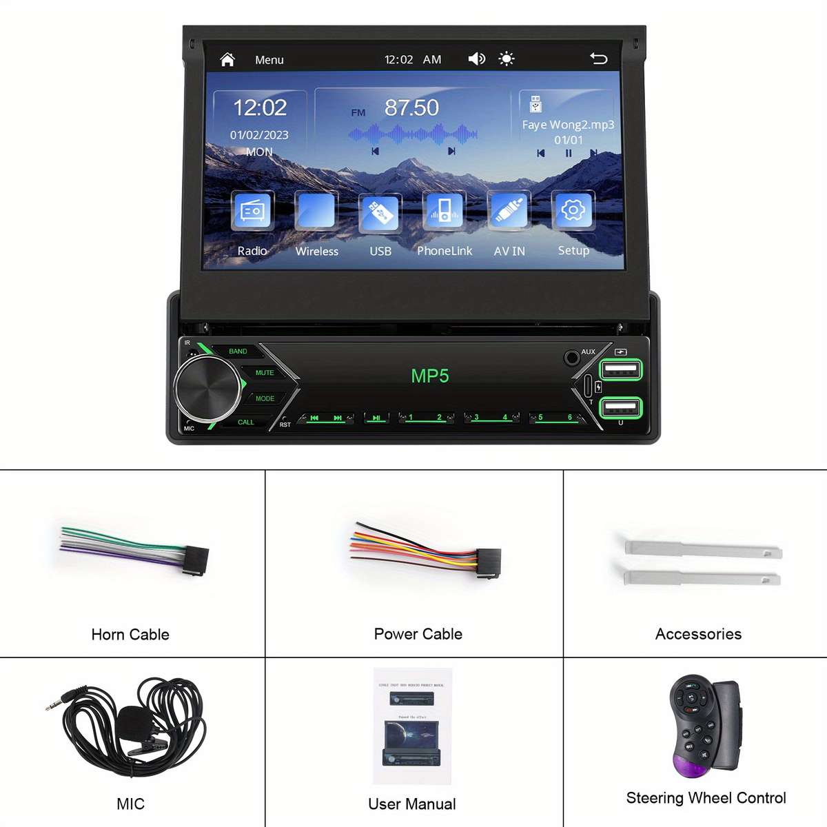 Car Audio  Entertainment System Items Without Rearview Camera