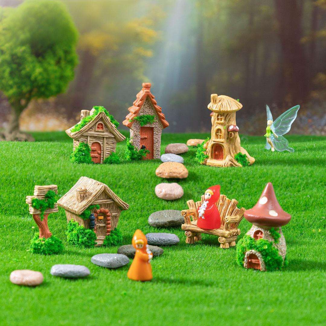 Material Miniature Set Accessories Decor