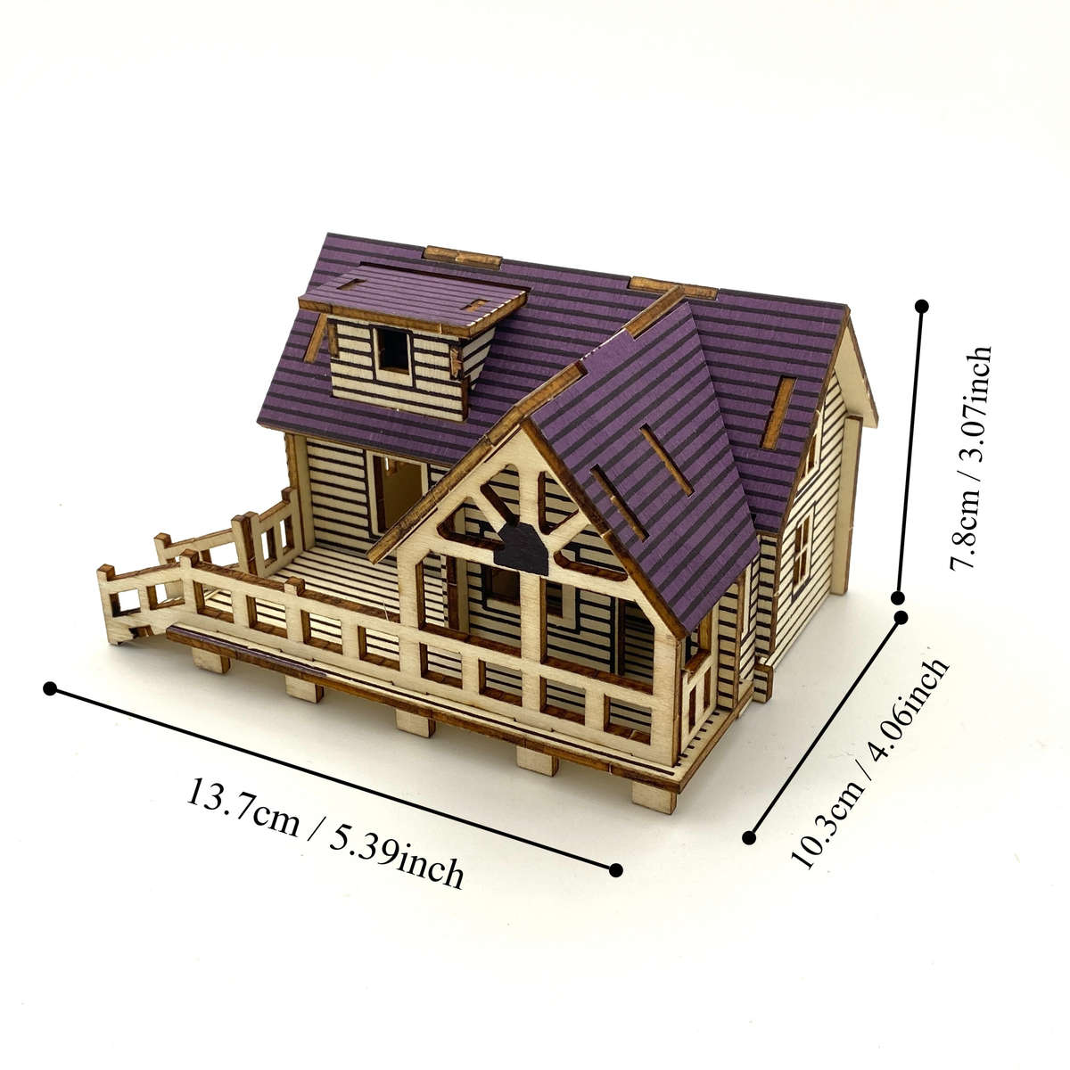 3D Building Model Puzzle Set