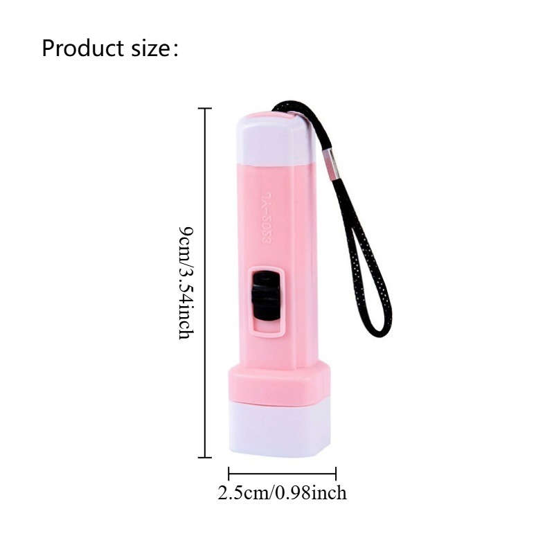 Durable 1Pc Macaron Flashlight Cute Portable Led Torch Professional Reliable