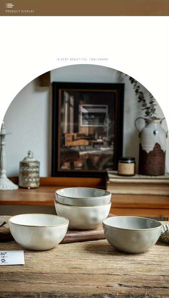 Bowl Color Water Ripple Light Yellow