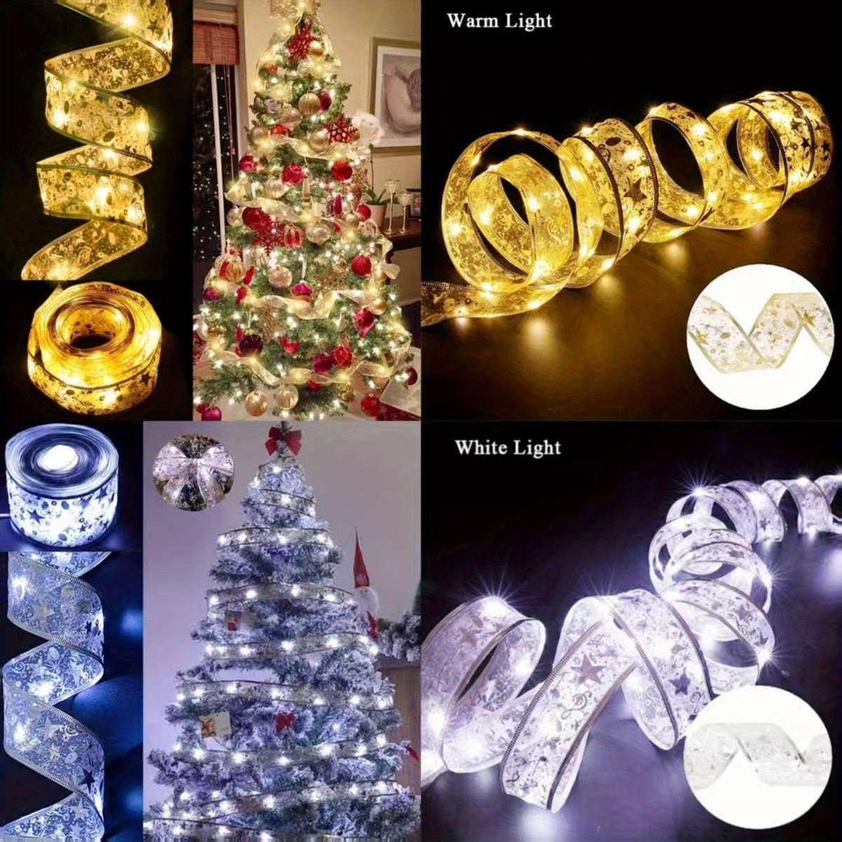 Christmas Lights Silvery Christmas Size 5.0Meter