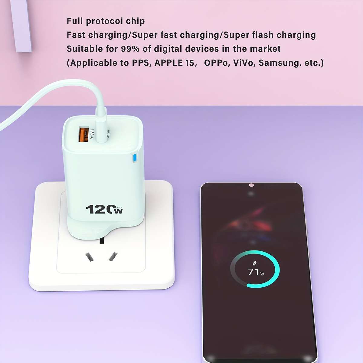 Charger Color White