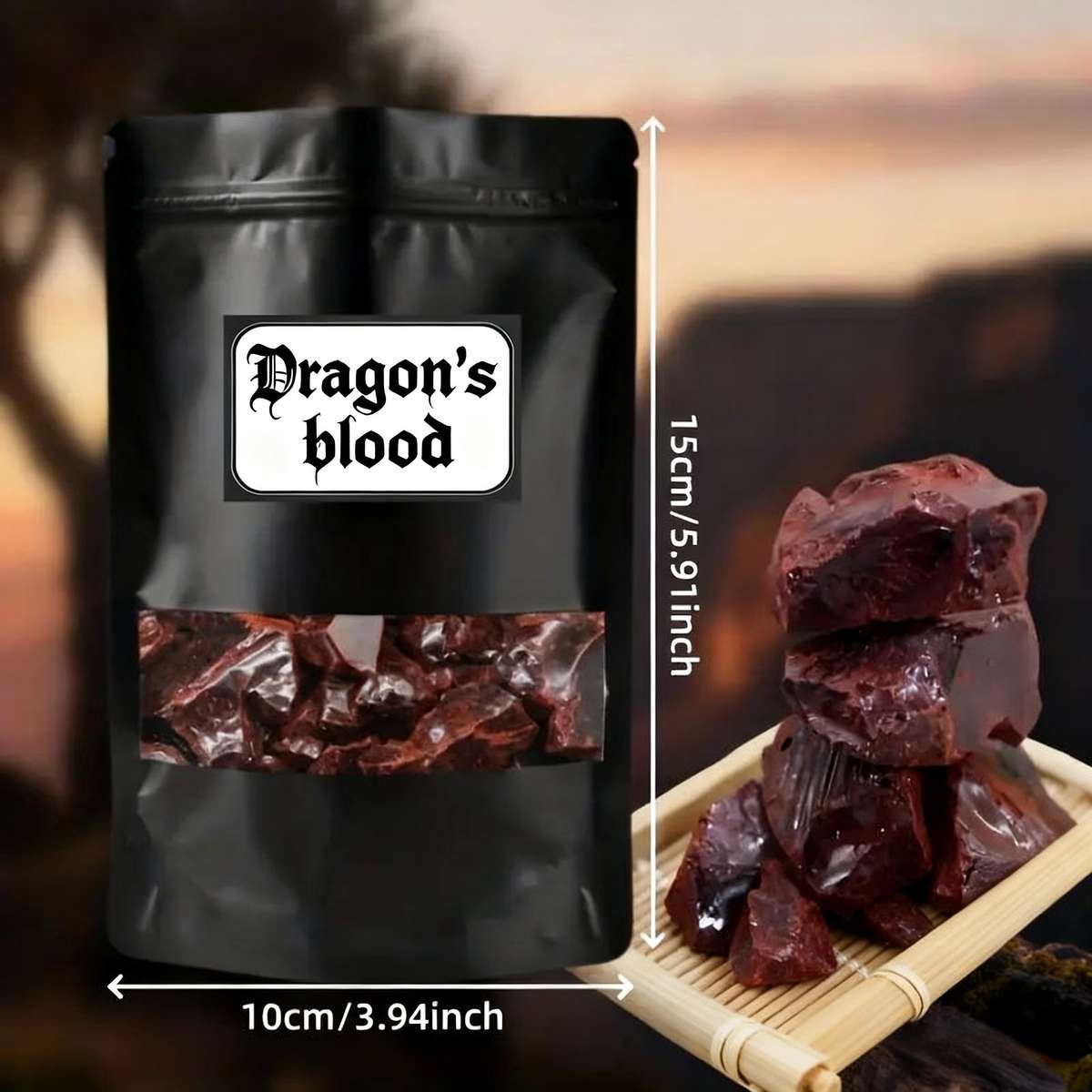 Exquisite Premium Natural Dragon 39 Blood Resin Incense Pure With Strong