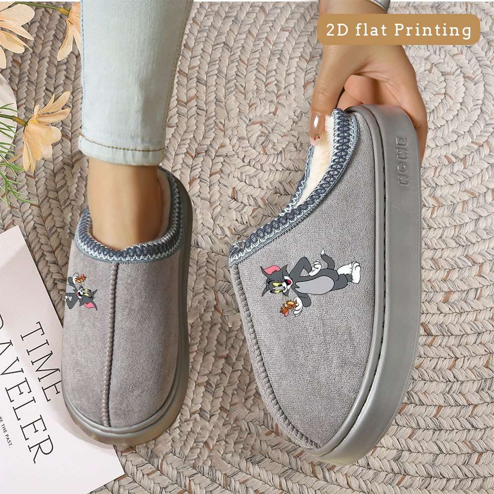 Cotton Slippers Color Grey Sizeuk 7