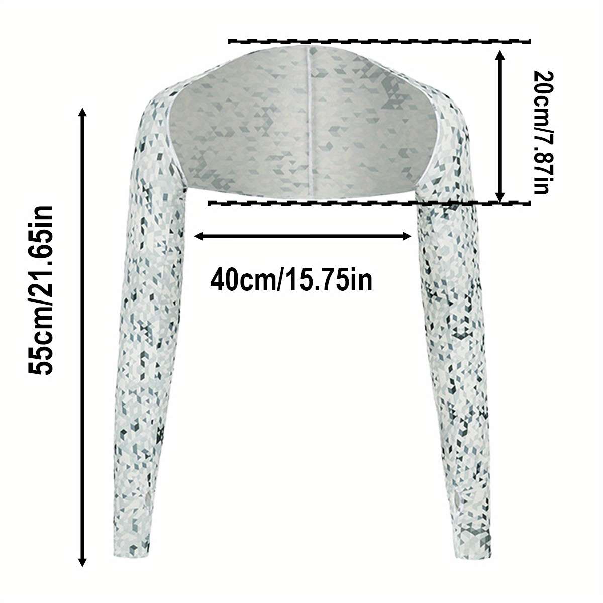 7Pcs Set Ice Sliky Fiber Fabric Sleeve