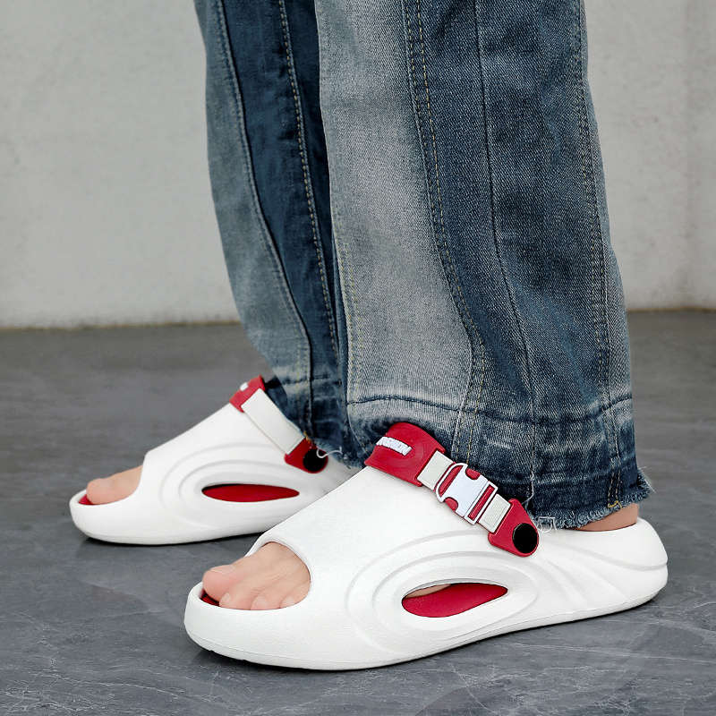 Sandals Color White Red Size Uk 8.5 9