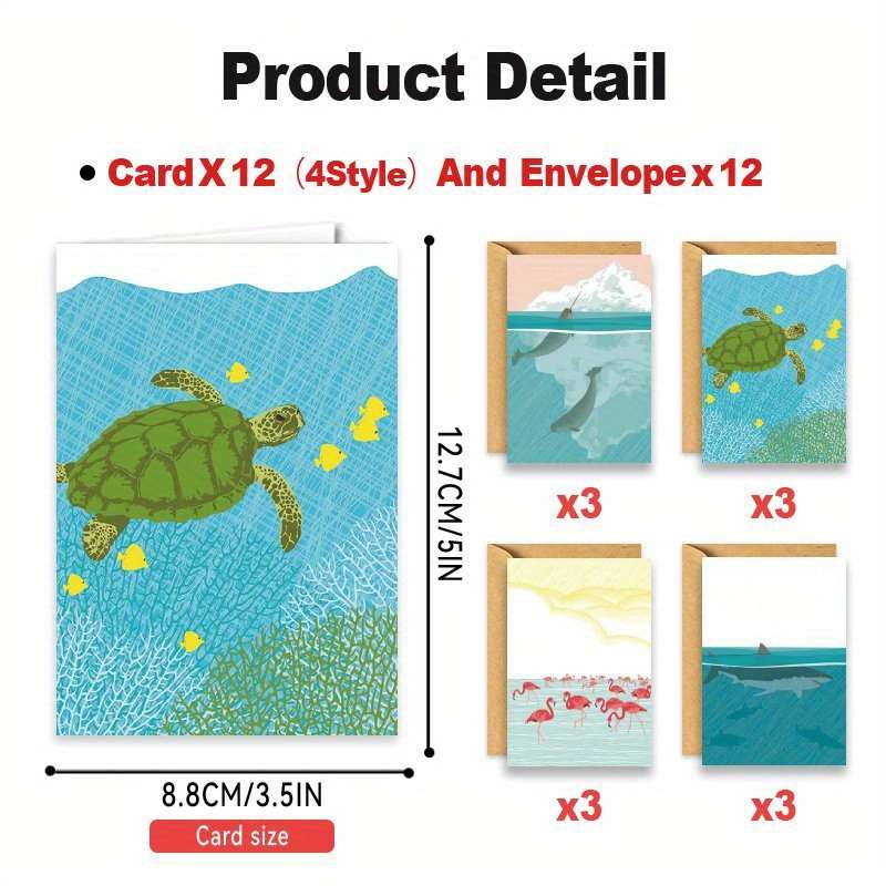 Greeting Cards Quantity 24Pcs