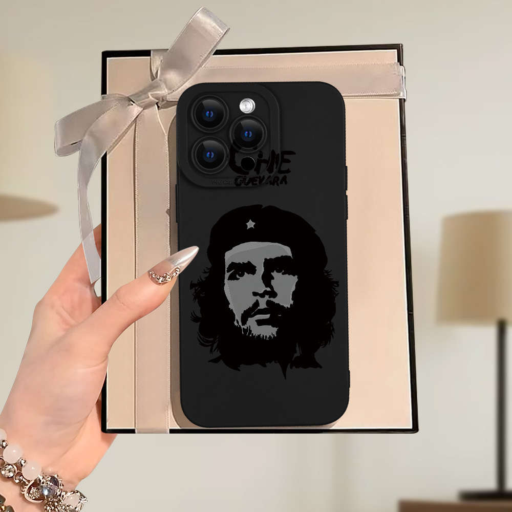 1Pc Black For iPhone 15 Che Guevara Themed Phone Case