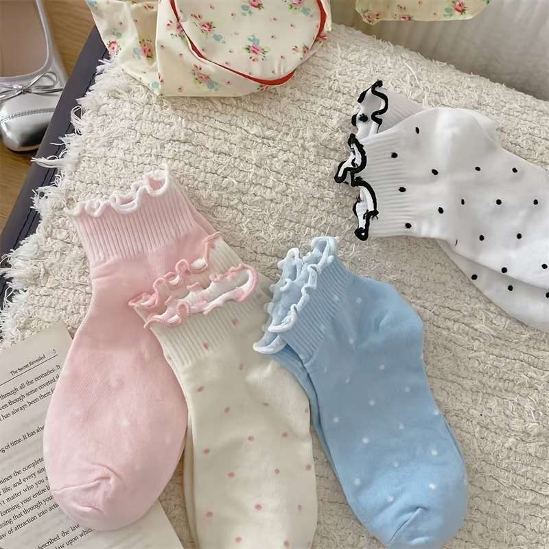 Women S Socks Color Mixed Colors5 Pairs Size Onesize