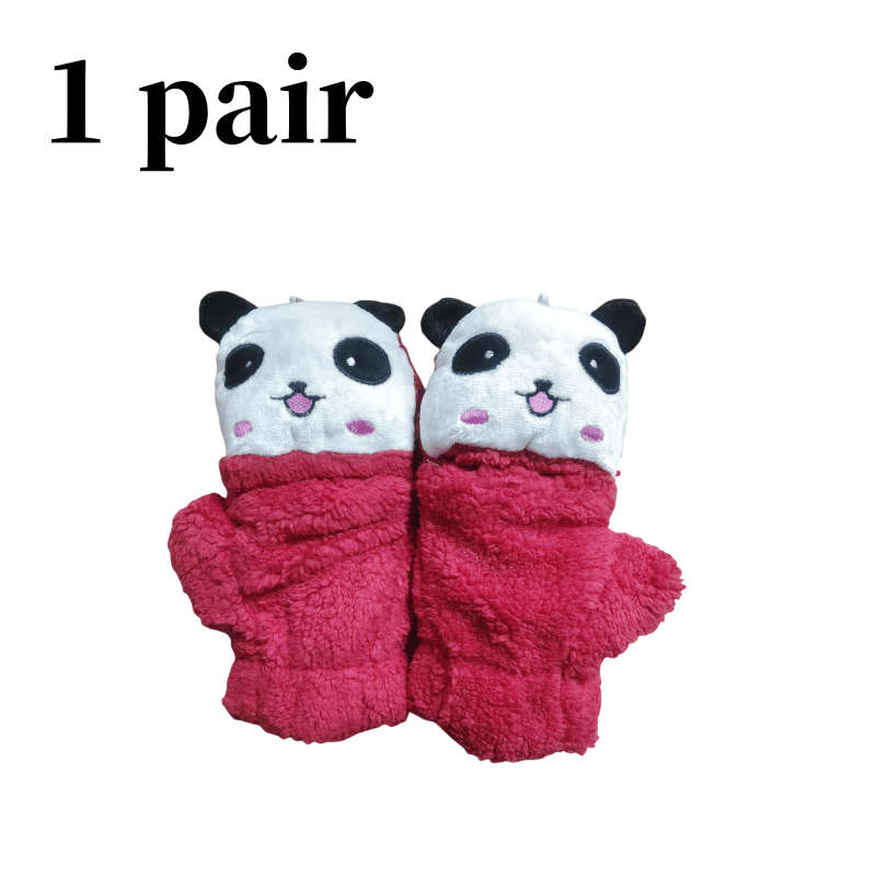 Winter Gloves Color Red Quantity 1 Pair