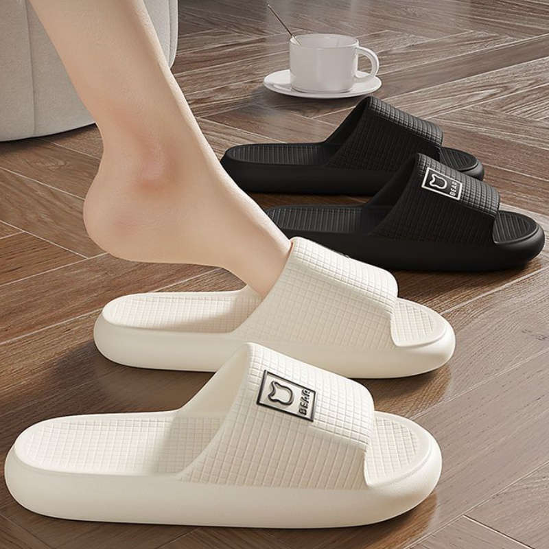 Men Slippers Summer Style Grey Size Uk 7.5